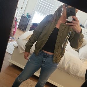 Old Navy olive green jacket